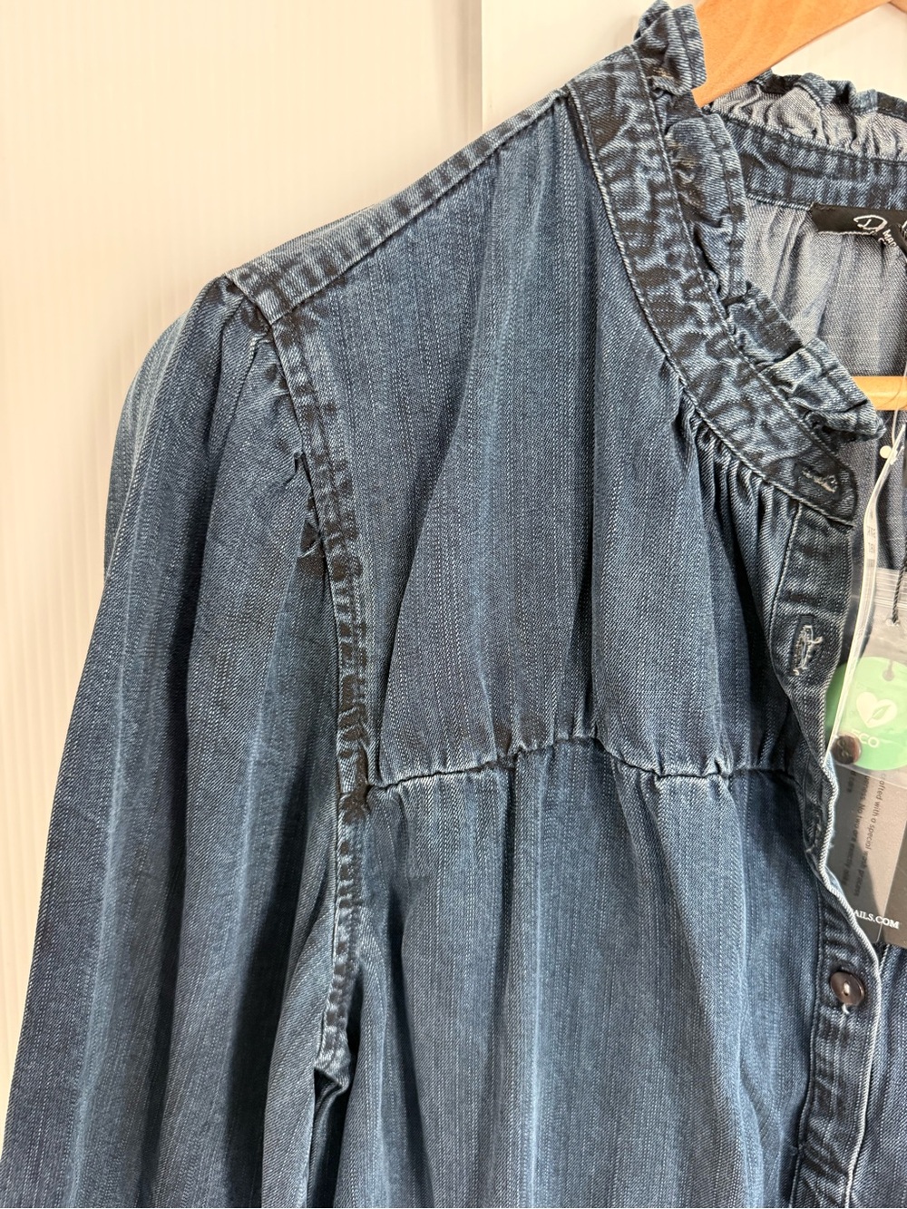 RAILS Ruffled Denim Dress - Picture 8 of 14